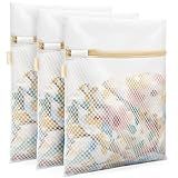 Prezon Sacos De Roupa De Malha Sacos De Lavagem Na Máquina De Lavar Sacos De Lavagem De Malha Reutilizáveis E Duráveis Para Blusa Meias Roupas íntimas Sutiãs Lingerie Para Bebês 3 Meses 12 X