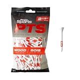 Pride Professional Tee System Camisetas De Golfe Shortee De 6 35 Cm Bolsa Com 120 Unidades Vermelha Sobre Branca 