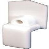 Prime Line Products N 6558 Guia De Porta De Desvio Montagem Lateral Nylon Pacote Com 2