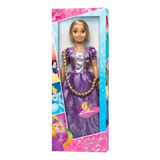 Princesa Disney Boneca Encantada Rapunzel 80cm