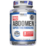 Pro Abdomen Super Termogênico 420mg Cafeína 60caps Profit