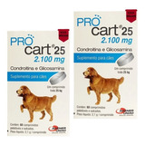 Pro Cart 25 Condroitina E Glicosamina 2x60 Comp Cães Procart