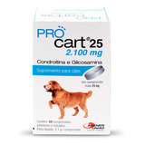 Pro Cart 25 Condroitina E Glicosamina 60 Comp Cães Procart
