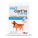 Pro Cart 25 Condroitina E Glicosamina 60 Comp Cães Procart
