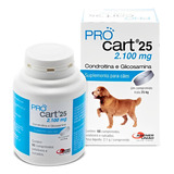 Pro Cart 25 Condroitina E Glicosamina 60 Comp Procart Cães