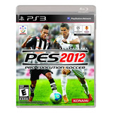 Pro Evolution Soccer 2012 Pes - Ps3 Mídia Física Seminovo