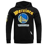 Pro Standard Moletom Masculino NBA Golden State Warriors Old English Fleece Pull Over Preto M