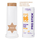 Pro Stick Protetor Solar Facial Fps96 Pro15 Pink Cheeks 14g