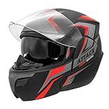 Pro Tork Capacete Attack Hsa 58 Preto Vermelho