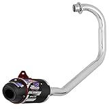 Pro Tork Escapamento Esportivo Powercore 3 Steel Technology Honda Fan E Cg Start 160 2015 Cromado Preto