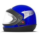 Pro Tork Sport SM Solid  Capacete Para Moto Adulto Unissex  Azul  Blue   58