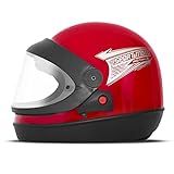 Pro Tork Sport SM Solid  Capacete Para Moto Adulto Unissex  Vermelho  Red   56