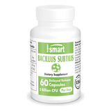 Probiótico Supersmart Bacillus Subtilis De 3 Bilhões De Cfu