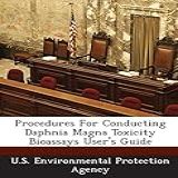 Procedures For Conducting Daphnia Magna Toxicity Bioassays User S Guide