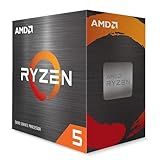 PROCESSADOR AMD RYZEN 5 5600 3 5GHz 6 Núcleos 12 Threads 65W AM TURBO 4 4GHz 32MB CACHE AM4 100000927BOX Cerâmica Cinza
