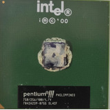 Processador Intel Pentium 3 750mhz - Socket Pga 370 - Antigo
