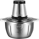 Processador Moedor De Alimentos Elétrico Inox 3L 220V A HASTE E AS HELICES DE AÇO INOX IRÃO MONTADAS PARA EVITAR ACIDENTES 