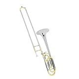 Profissional Trombone Afinação De Buzina De Prata Tom De Slide Instrumento Musical De Latão Profissional Tubo Dourado Bb F Trombone Tenor