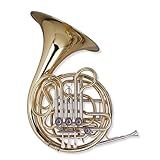 Profissional Trompa Francesa B Bemol A F Trompa Francesa Latão 4 Teclas Fileira Dupla Bb F Instrumento Musical De Trompa Francesa Com Estojo De Lona