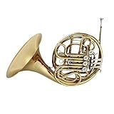 Profissional Trompa Francesa Buzina Francesa Dourada Laqueada De Latão B Bemol A F Trompa Francesa Dupla Para Iniciantes Tocando Instrumento De Latão