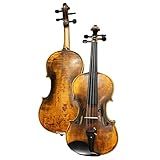 Profissional Violino Tampo Em Abeto Europeu Com Fundo Em Bordo De Violino 4 4 Com Acessórios E Estojo Em Ébano