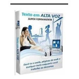 Programa Conversor De Texto Em Áudio Mp3 Digital 