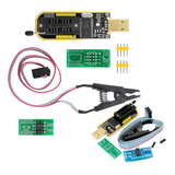 Programador Gravador Bios Eprom Usb Flash Pinça Soic8 X