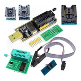 Programador Gravador Usb De Eprom Bios Ch341a Adaptadores