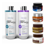 Progressiva Semi Definitiva Forever Liss 3d 4 Mascaras 40g