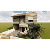 Projeto Arquitetônico Sobrado Colonial Em Condominio 140m 