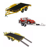 Projeto Carretinha Reboque Para Carro Veículos Rampa 2 Eixos
