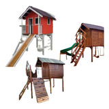 Projeto Casa Suspensa Infantil Com Playground E Parquinho Br