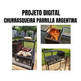 Projeto De Churrasqueira Parrilla Argentina Brasa