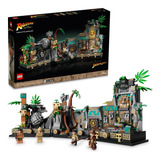 Projeto De Construção Do Templo Do Ídolo Dourado De Lego In