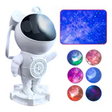 Projetor De Luz Caixa De Som Noturna Galáxia Astronauta Star Cor Da Cúpula Branco Cor Da Estrutura Branco 110v 220v