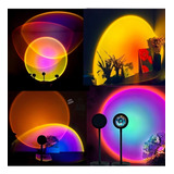 Projetor Luz Noturna Lâmpada Por Do Sol Abajur Fotos Luxo