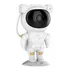 Projetor Night Light Astronauta Galaxy Starry Sky Star Light Cor Da Cúpula Color Cor Da Estrutura Branco