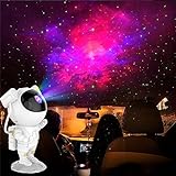 Projetor Portátil De Luz Galáxia - Mini Projetor Estrelado Astronauta - Luminária Led Para Quarto