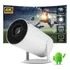 Projetor Smart 4k Portátil Wifi 1080p Hd Hy300 Bluetooth Usb Cor Branco 110v/200v