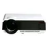 Projetor Tomate Mpr-2003 3000lm Branco E Preto Cor Branco