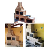 Projetos De Churrasqueira Alvenaria  Forno E Fogão A Lenha