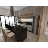 Projetos Interiores 3d Ambiente Realista Cozinha