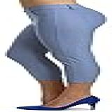 Prolific Health Calça Legging Feminina Jeans Look Jeggings Emagrecedora Muitas Cores Elastano Capri P-3gg, Capri Cinza Ardósia, Large