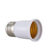 Prolongador Adaptador Para Soquete Lâmpada E27 65mm Branco