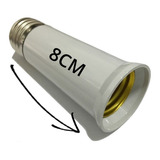 Prolongador Extensor Adaptador Soquete Lâmpada E27 80mm