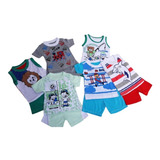 Promoção 10 Roupinhas Roupa De Bebe 0a12m Menino Atacado Pro