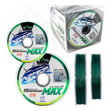 Promoção 2 Linhas De Pesca De Flourcarbono 4x Da Deyu Verde