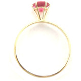 Promoção Anel Solitário Ouro 18k 750 Compromisso Noivado