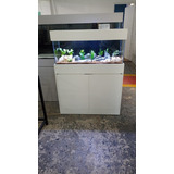 Promoção Aquario Com Móvel 120 Litros Decorado