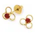 Promoção Brinco De Ouro 18k Infantil Flor Florzinha Ouro 18k